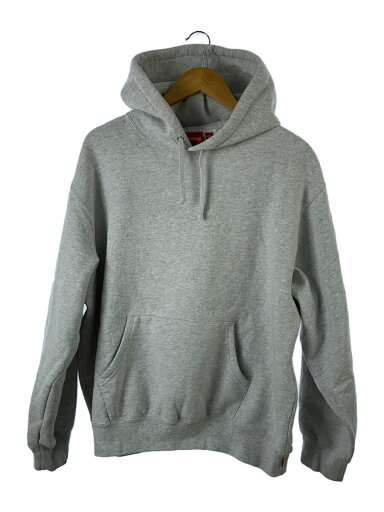 【中古】Supreme◆22AW/Satin Applique Hooded Sweatshirt/M/コットン/GRY/紐に汚れ//【メンズウェア】 【中古】Supreme◆22AW/Satin Applique Hooded Sweatshirt/M/コットン/GRY/紐に汚れ//【メンズウェア】