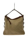 【中古】GUCCI◆ハンドバッグ/キャンバス/BEG/総柄/282345 502752【バッグ】