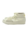 【中古】NIKE◆BLZR MID PRM_コート MID プレミアム/26cm/WHT/キャンバス【シューズ】