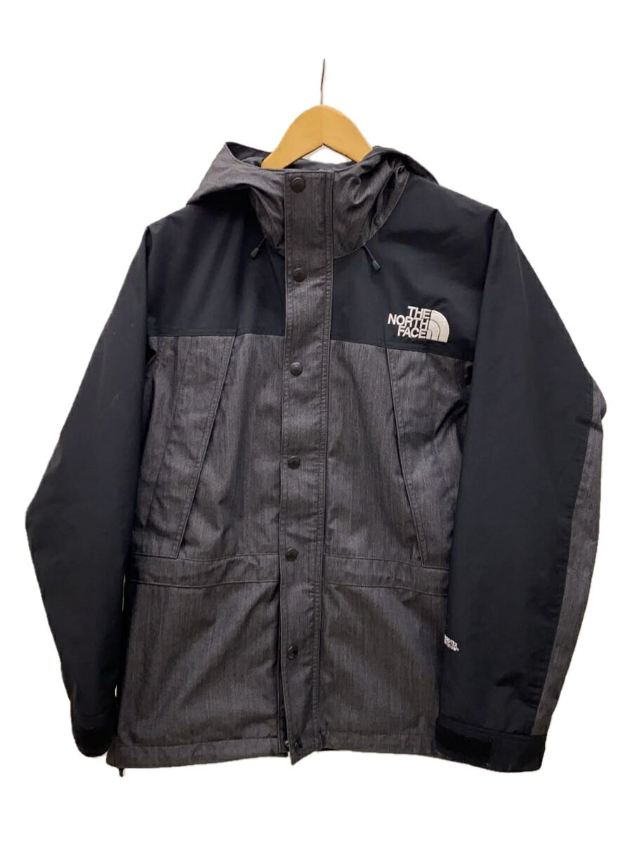 【中古】THE NORTH FACE◆MOUNTAIN LIGHT DENIM JACKET_マウンテンライトデニムジャケット/S/ナイロン/GRY/無【メンズウェア】