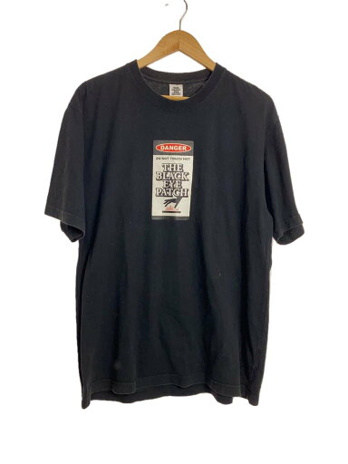 【中古】THE BLACK EYE PATCH◆Tシャツ/L/コットン/BLK【メンズウェア】 【中古】THE BLACK EYE PATCH◆Tシャツ/L/コットン/BLK【メンズウェア】