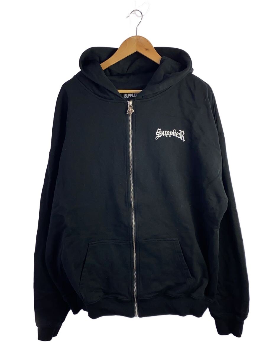 【中古】SUPPLIER◆CROSS ZIP HOODIE/XXL/コットン/BLK【メンズウェア】 jumblestore-38372630 2nd STREET 楽天市場店 パッケージ画像