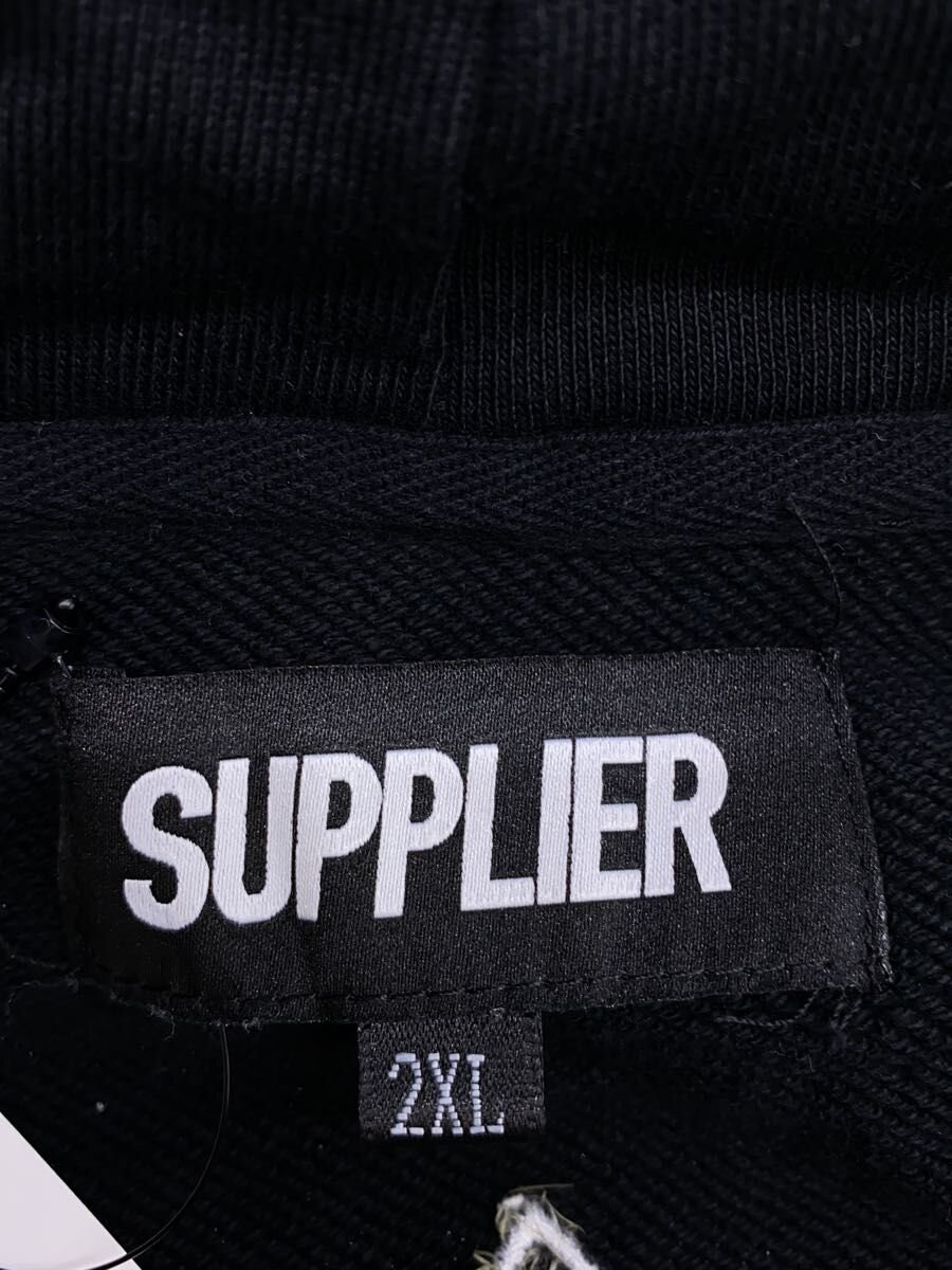 【中古】SUPPLIER◆CROSS ZIP HOODIE/XXL/コットン/BLK【メンズウェア】 jumblestore-38372630 2nd STREET 楽天市場店 サンプル画像3
