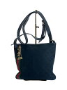 【中古】GUCCI◆シェリーライン/ショルダーバッグ/BLK/総柄【バッグ】(4)