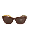 【中古】STANDARD CALIFORNIA◆×KANEKO OPTICAL/サングラス/ブラウン/メンズ//【服飾雑貨他】