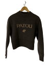 【中古】PATOU◆ニット・セーター(厚手)/M/ウール/BRW/24A-KN192-8064【レディースウェア】