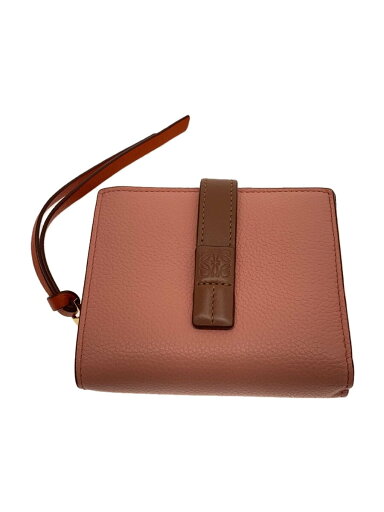 【中古】LOEWE◆2つ折り財布/レザー/PNK/レディース【服飾雑貨他】 【中古】LOEWE◆2つ折り財布/レザー/PNK/レディース【服飾雑貨他】