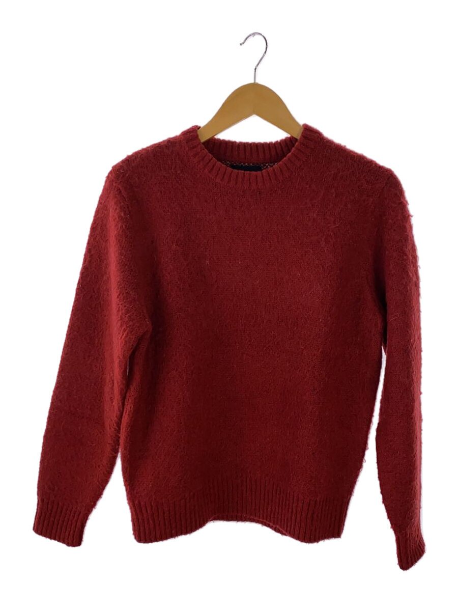 【中古】STUSSY◆8 Ball Heavy Brushed Mohair Sweater/S/アクリル/RED【メンズウェア】