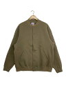 【中古】カーディガン(厚手)/XL/コットン/KHK/BEN GENERAL GOAT/フリーススウェットスナップ【メンズウェア】(4)