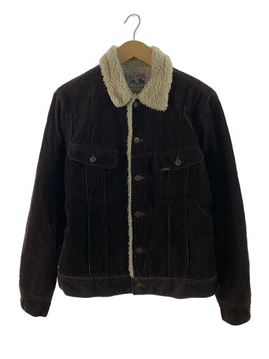 【中古】Lee◆ブルゾン/38/コットン/BRW/無地【メンズウェア】 【中古】Lee◆ブルゾン/38/コットン/BRW/無地【メンズウェア】
