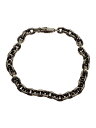 【中古】CHROME HEARTS◆PAPER CHAIN/7インチ/ブレスレット/SV925/SLV/メンズ//【服飾雑貨他】