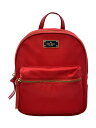【中古】kate spade new york◆デイユース/リュック/ナイロン/RED/無地【バッグ】