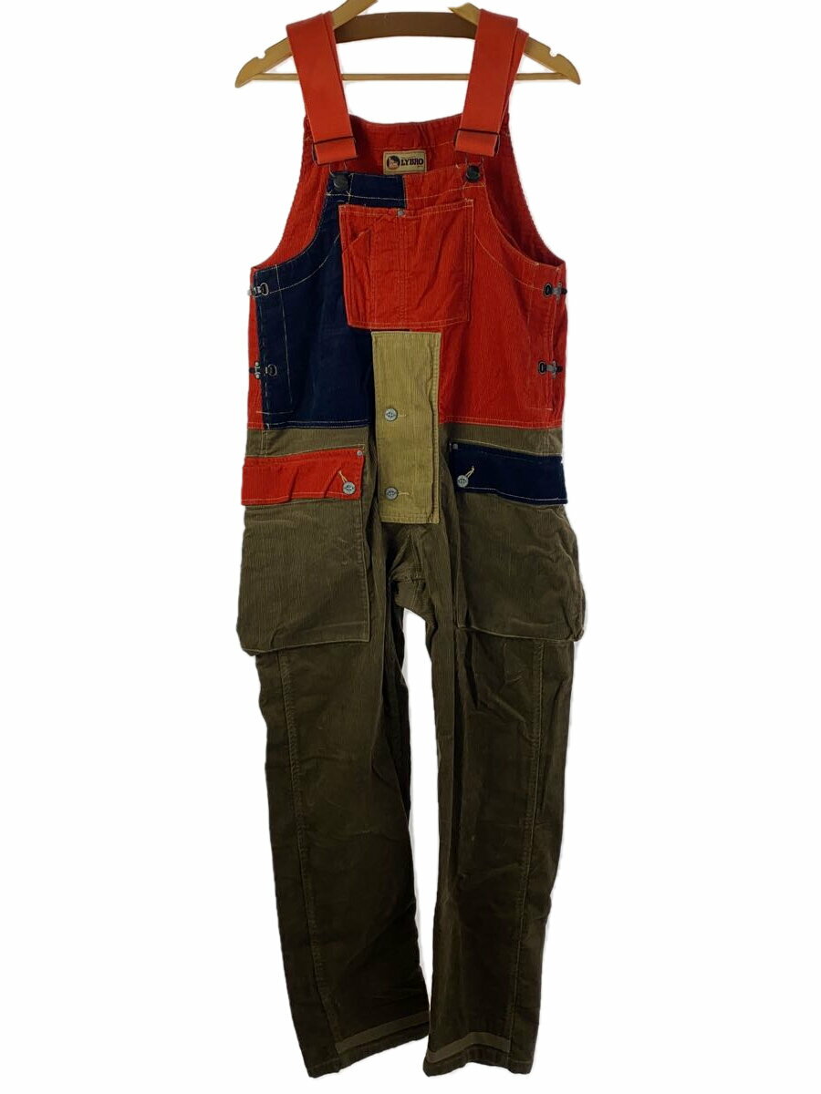 【中古】Nigel Cabourn◆LYBRO/オーバーオール/42/コットン/マルチカラー/8039-13-50550【メンズウェア】
