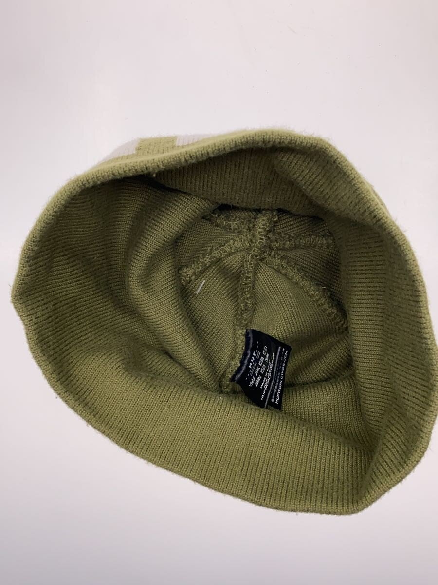 【中古】HUF◆ニットキャップ/FREE/アクリル/KHK/無地/メンズ【服飾雑貨他】