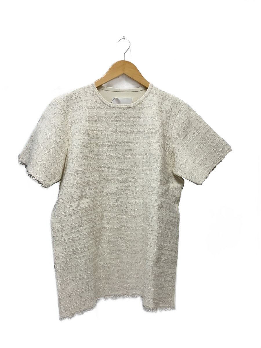 JIL SANDER◆Viscose and silk top/32/レーヨン/CRM/無地/jsps754061