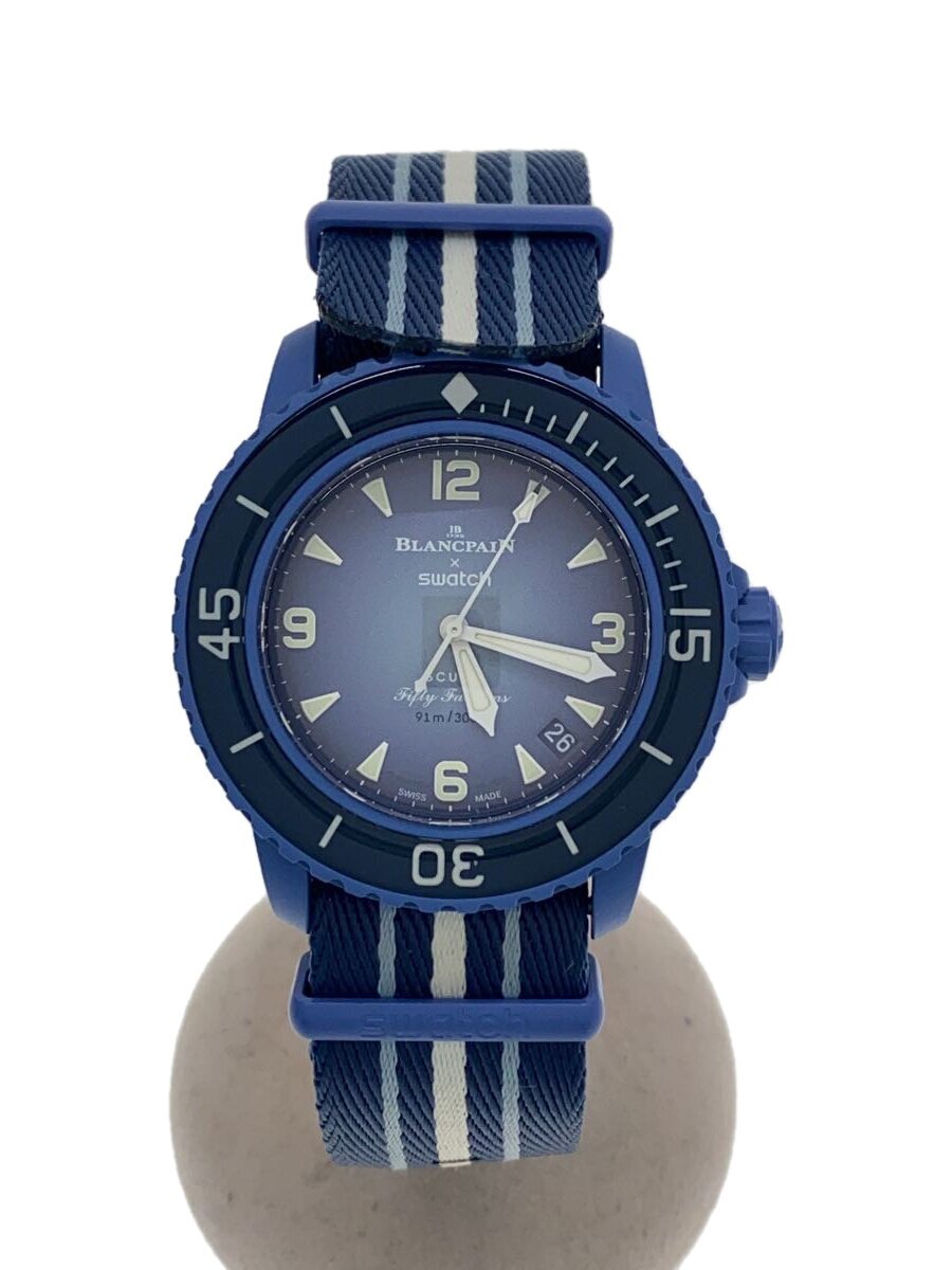 【中古】BLANCPAIN◆自動巻腕時計/アナログ/--/NVY/ 20250209日差+14～+19//【服飾雑貨他】