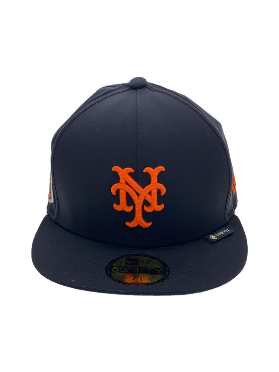 【中古】NEW ERA◆1969WORLDSERIES/NEWYORK METS/キャップ/7 3/8/ゴアテックス/BLK/メンズ【服飾雑貨他】