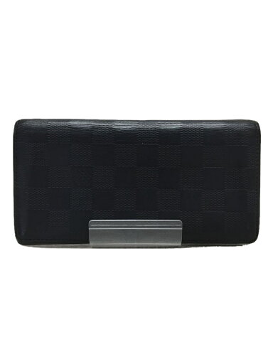 【中古】LOUIS VUITTON◆ポルト/フォイユ・ブラザ/ダミエ・アンフィニ/BLK/レザー/BLK/メンズ【服飾雑貨他】 【中古】LOUIS VUITTON◆ポルト/フォイユ・ブラザ/ダミエ・アンフィニ/BLK/レザー/BLK/メンズ【服飾雑貨他】
