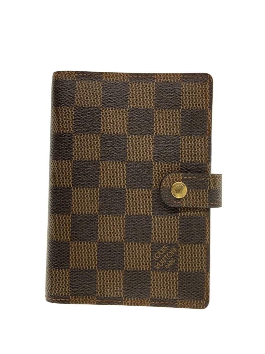 【ブランド】LOUIS VUITTON 【ブランドカナ】ルイヴィトン 【型番】R20700 【程度】B 【サイズ】 【メインカラー】ブラウン 【素材・生地】PVC（ビニール） 【キーワード】　　 2026/01/20 スーパーセカンドストリート八千代店【2998】【中古】LOUIS VUITTON◆アジェンダPM_ダミエ・エベヌ/PVC/BRW ブランド LOUIS VUITTON 型番 R20700 カラー ブラウン 柄 素材・生地 PVC（ビニール）>色・素材について サイズ >サイズ表示について 実寸（cm） 【ウォレット】 縦：14.5 / 横：10 / 厚み：1.5 【その他】 その他サイズ：/ 商品は　スーパーセカンドストリート八千代店の店頭にて販売しております。商品に関するお問合わせは、お電話(TEL:047-480-3601)にて、問合わせ番号：2229980144131をお伝えください。 配送方法やお支払い方法に関するお問い合わせは、サポートセンターまでご連絡をお願いします。 ※お電話の対応は営業時間内のみとなります。お問い合わせフォームでお問い合わせの際はご注文番号をご記入下さい この商品に関する出品店舗からのコメント 留め具のボタンに塗装の剥がれ有り、シール欠損や変色、傷有り、その他には目立つ大きなダメージはございません。