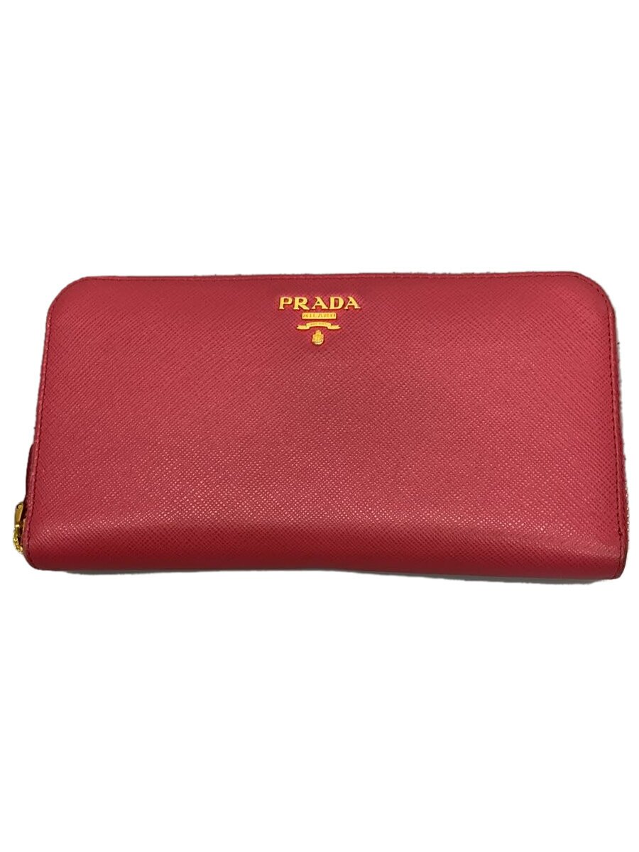 Rakuten - 【中古】PRADA◆長財布/PVC/PNK/無地/レディース【服飾雑貨他】