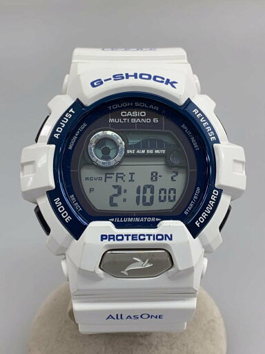 【中古】CASIO◆ソーラー腕時計/G-SHOCK/デジタル/ラバー/ホワイト/GWX-8902K-7JR//【服飾雑貨他】 【中古】CASIO◆ソーラー腕時計/G-SHOCK/デジタル/ラバー/ホワイト/GWX-8902K-7JR//【服飾雑貨他】