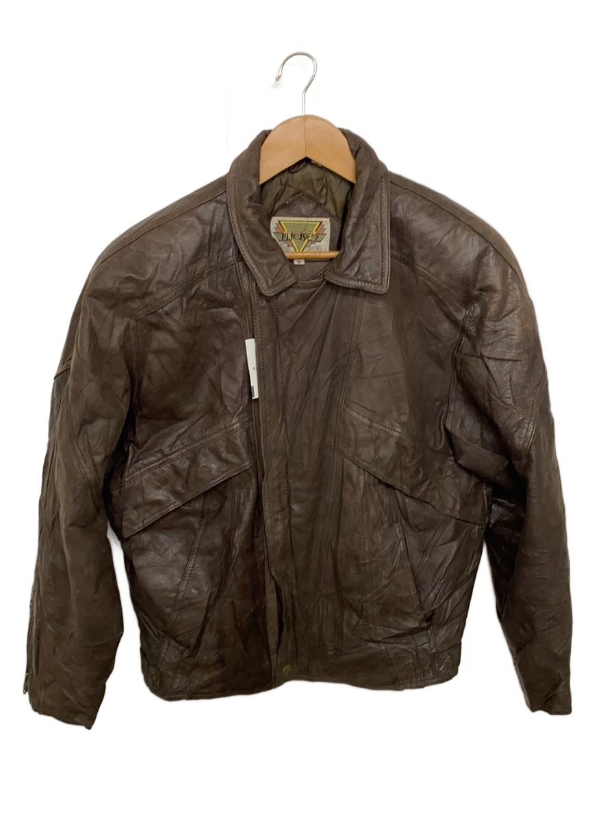 Leather - 【中古】Phase2/レザージャケット・ブルゾン/M/レザー/BRW//【メンズウェア】