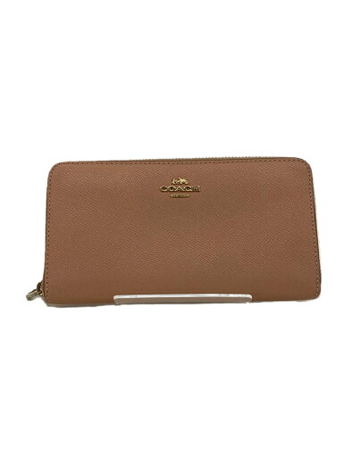 【中古】COACH◆ロング・ジップアラウンド・ウォレット/レザー/PNK/レディース【服飾雑貨他】 【中古】COACH◆ロング・ジップアラウンド・ウォレット/レザー/PNK/レディース【服飾雑貨他】