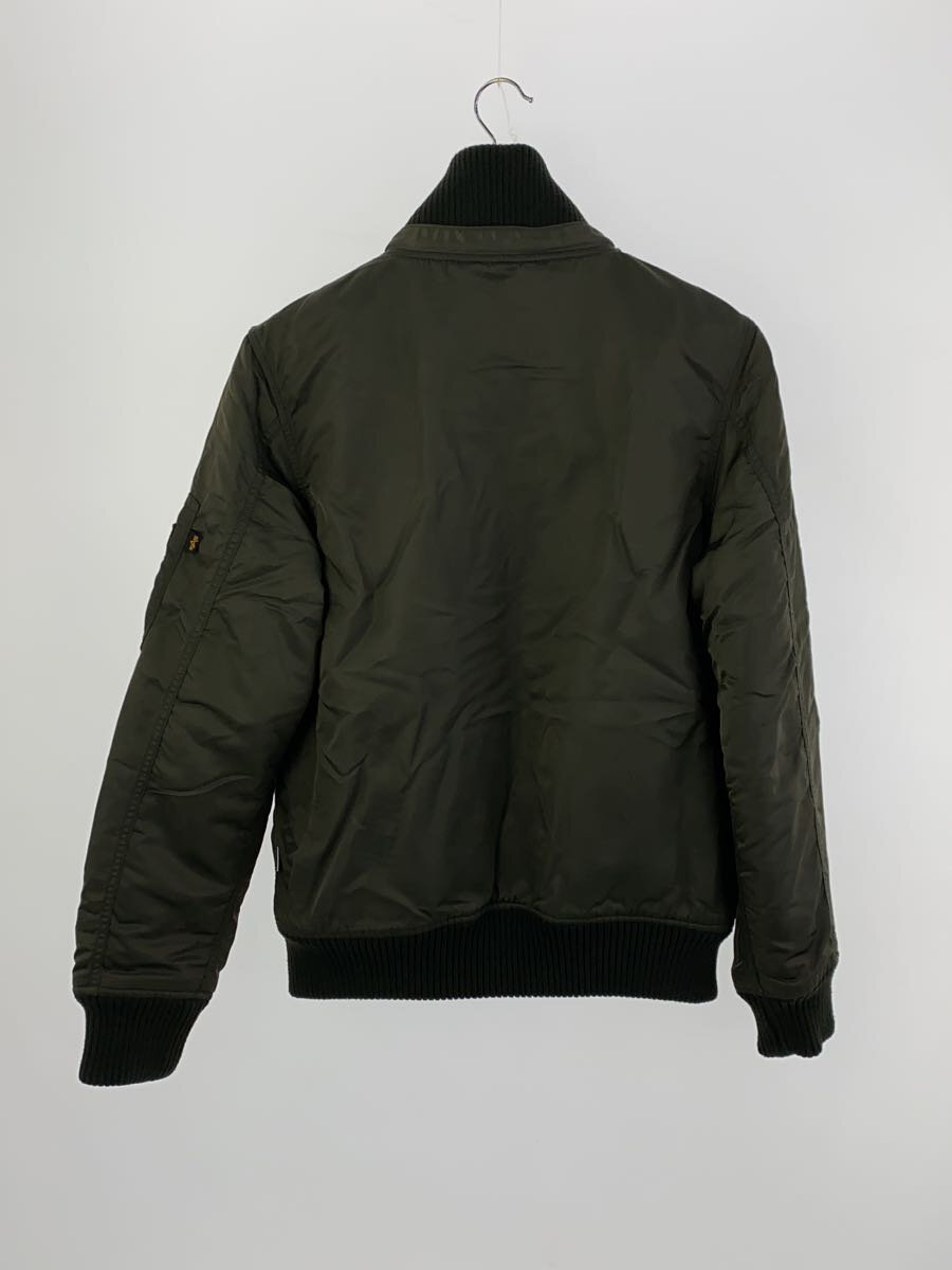 【中古】ALPHA INDUSTRIES◆フライトジャケット/M/ナイロン/KHK/無地/TA1330-076【メンズウェア】