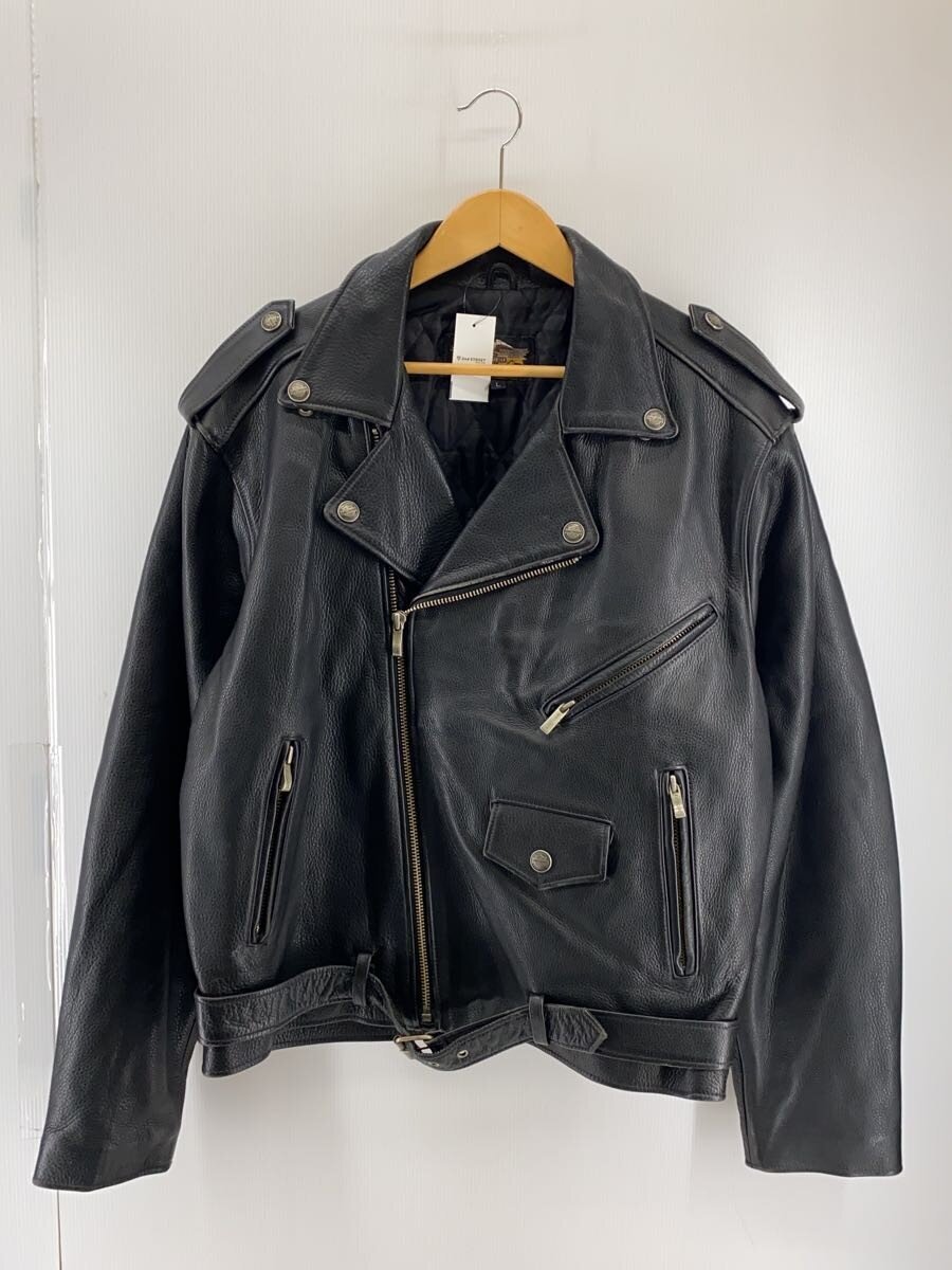 【ブランド】HARLEY DAVIDSON 【ブランドカナ】ハーレーダヴィッドソン 【型番】 【程度】B 【サイズ】L 【メインカラー】ブラック 【素材・生地】レザー 【キーワード】　　　/ 2026/04/06 セカンドストリート西友福生店【4933】【中古】HARLEY DAVIDSON◆ダブルライダースジャケット/L/レザー ブランド HARLEY DAVIDSON 型番 カラー ブラック 柄 素材・生地 レザー>色・素材について サイズ L>サイズ表示について 実寸（cm） 【ジャケット】 肩幅：51 / 身幅：62 / 着丈：65.5 / 袖丈：64.5 / ゆき：/ 【その他】 その他サイズ：/ 商品は　セカンドストリート西友福生店の店頭にて販売しております。商品に関するお問合わせは、お電話(TEL:042-513-3244)にて、問合わせ番号：2333124244219をお伝えください。 配送方法やお支払い方法に関するお問い合わせは、サポートセンターまでご連絡をお願いします。 ※お電話の対応は営業時間内のみとなります。お問い合わせフォームでお問い合わせの際はご注文番号をご記入下さい この商品に関する出品店舗からのコメント 一般的な使用感がございます。擦れのある箇所がございます。