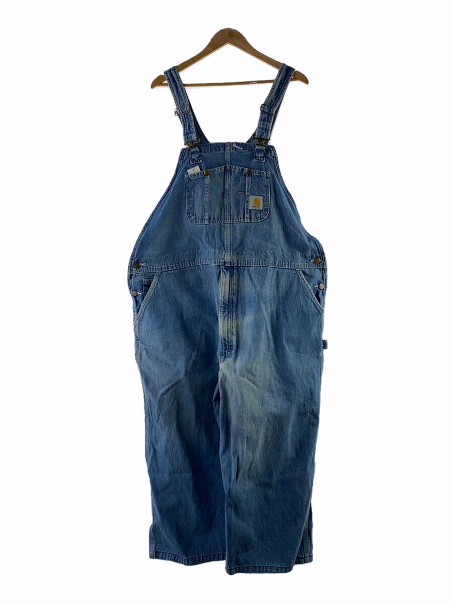 【中古】Carhartt◆オーバーオール/48/コットン/IDG/R07DST/メキシコ製【メンズウェア】