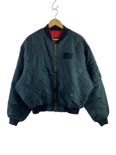 【中古】AVIREX◆フライトジャケット/L/ナイロン/NVY/815-00-573-3335//【メンズウェア】 【中古】AVIREX◆フライトジャケット/L/ナイロン/NVY/815-00-573-3335//【メンズウェア】