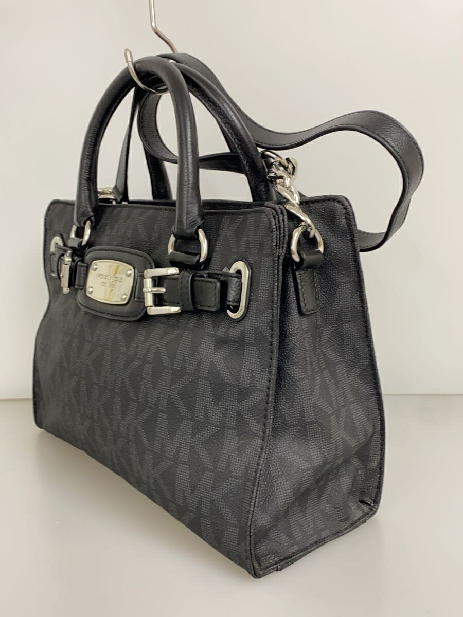 【中古】MICHAEL KORS◆ショルダーバッグ/レザー/BLK/総柄【バッグ】 2