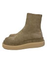 【中古】JIL SANDER◆ブーツ/42/BEG/スウェード/J33WU0048【シューズ】