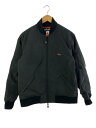 【中古】NANGA◆ダウンジャケット/L/ポリエステル/GRY/orange別注/焚火DOWN JACKET MA-1【メンズウェア】