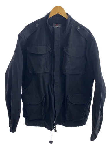 【中古】Woolrich◆テクニカルジャケット/XL/コットン/BLK/44449【メンズウェア】 【中古】Woolrich◆テクニカルジャケット/XL/コットン/BLK/44449【メンズウェア】