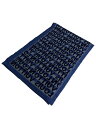 【中古】LOUIS VUITTON◆マフラー/ウール/NVY/総柄/メンズ【服飾雑貨他】