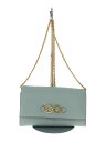【中古】kate spade new york◆クラッチバッグ/レザー/BLU/無地/PWRU7969//【バッグ】
