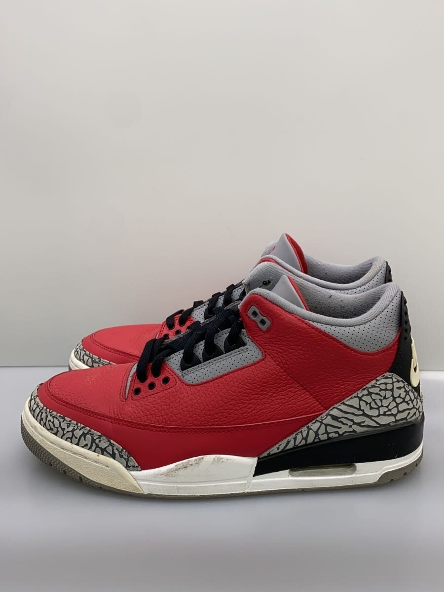 NIKE◆AIR JORDAN 3 RETRO SE/エアジョーダン 3 レトロ/レッド/CK5692-600/29.5cm