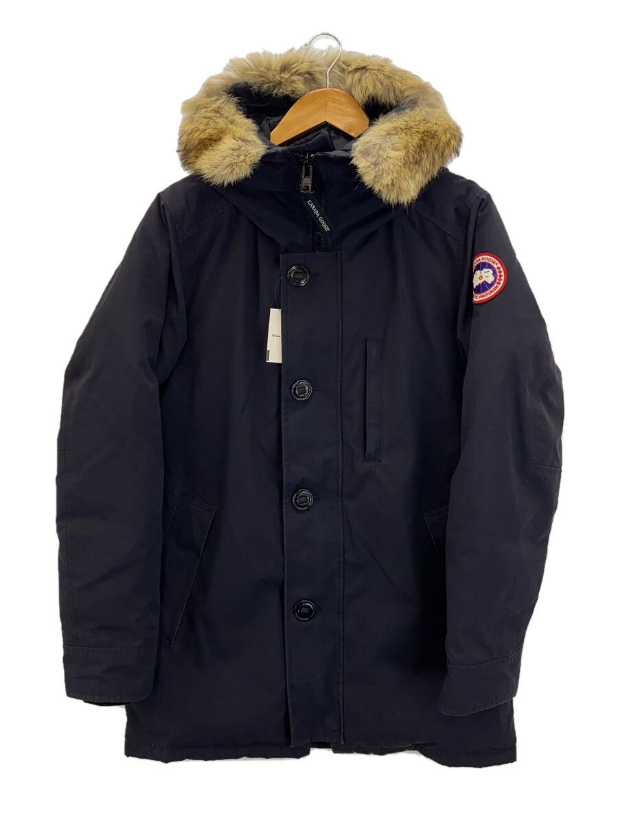 【中古】CANADA GOOSE◆JASPER PARKA/ジャスパーパーカ/ダウンジャケット/M/ネイビー/3438JM【メンズウェア】