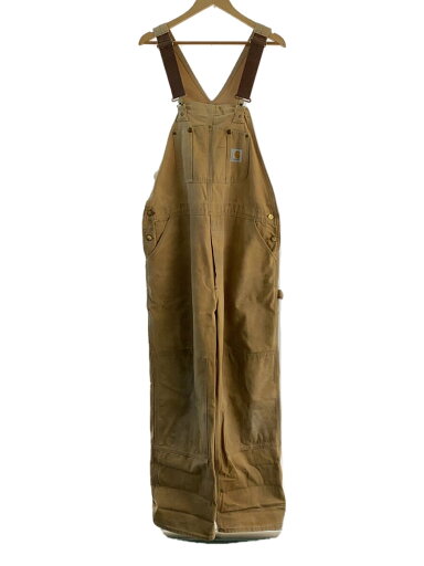 【中古】Carhartt◆ダック地/ダブルニー/オーバーオール/40/コットン/BEG/無地/6FB【メンズウェア】 【中古】Carhartt◆ダック地/ダブルニー/オーバーオール/40/コットン/BEG/無地/6FB【メンズウェア】