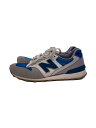 【中古】NEW BALANCE◆ニューバランス/WR996/23.5cm/GRY/レザー【シューズ】