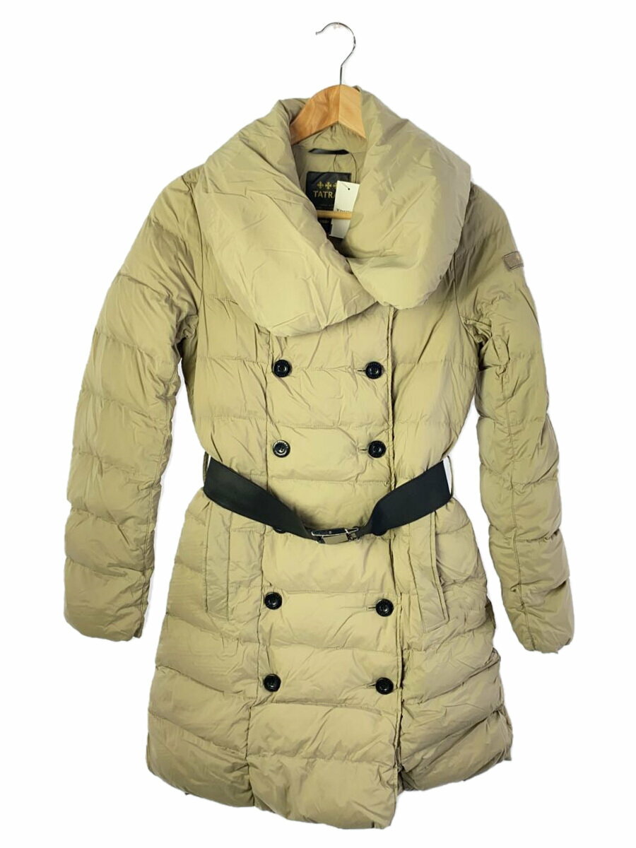 【中古】TATRAS◆コート/2/ナイロン/BEG/無地/LTA16A4487【レディースウェア】