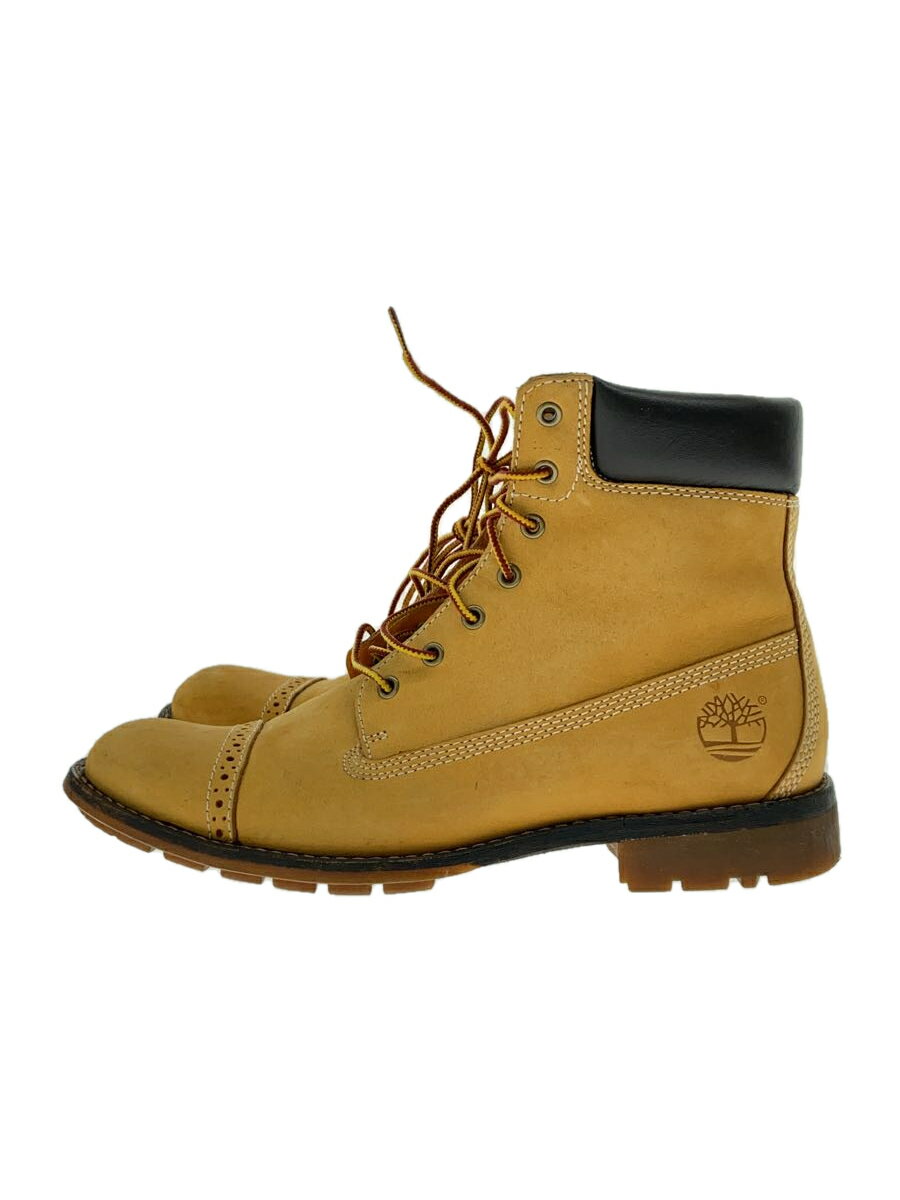 【中古】Timberland◆レースアップブーツ/26cm/CML/レザー【シューズ】