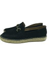 【中古】Gaimo espadrilles◆エスパドリーユ/41/BLK/スウェード【シューズ】