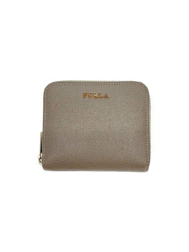 【中古】FURLA◆2つ折り財布/レザー/BEG/無地/レディース/908290【服飾雑貨他】 【中古】FURLA◆2つ折り財布/レザー/BEG/無地/レディース/908290【服飾雑貨他】
