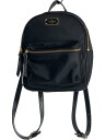 【中古】kate spade new york◆リュック/ナイロン/BLK/無地【バッグ】