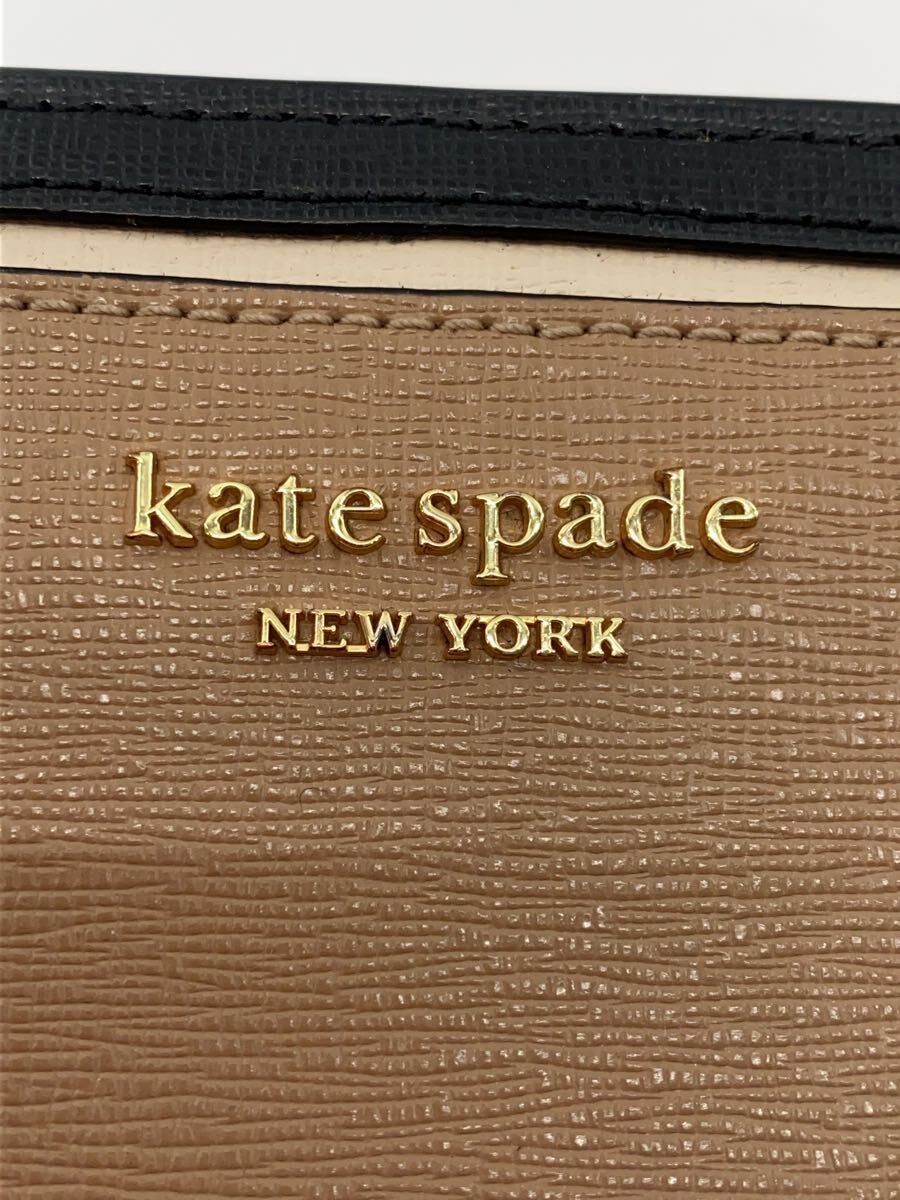 【中古】kate spade new york◆2つ折り財布/--/BRW/レディース【服飾雑貨他】