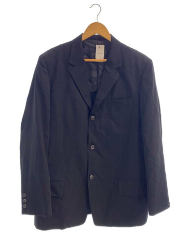 【中古】Y’s for men◆テーラードジャケット/3/ウール/BLK/ブラック/無地【メンズウェア】 【中古】Y’s for men◆テーラードジャケット/3/ウール/BLK/ブラック/無地【メンズウェア】