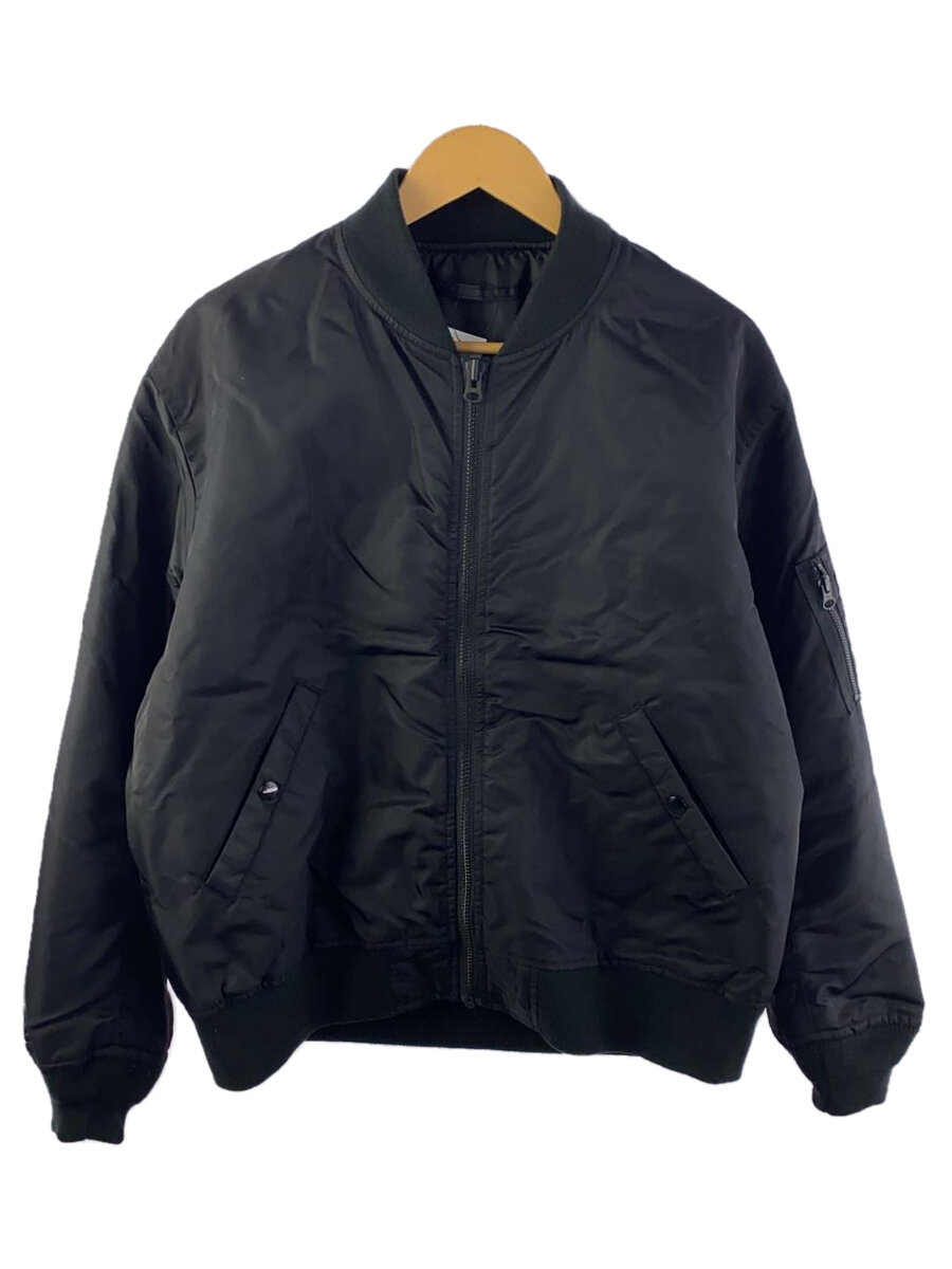 【中古】FREAK’S STORE◆MA-1/フライトジャケット/S/ナイロン/BLK/22AW-002jk【メンズウェア】