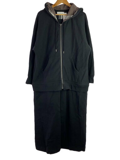 【中古】FACETASM◆17SS/ドッキングレイヤードロングスウェットジップパーカー/ジップパーカー/0/コットン/BLK【メンズウェア】 【中古】FACETASM◆17SS/ドッキングレイヤードロングスウェットジップパーカー/ジップパーカー/0/コットン/BLK【メンズウェア】